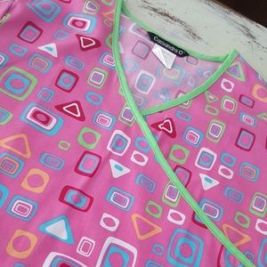 Pink Geometric Shape Design by Cassandra Small